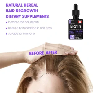 DEEVOO® ✨👩‍🔬 Hair Root Repair Growth Drops – Achieve Thicker Hair Fast⚡