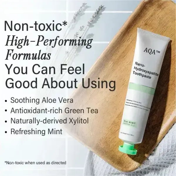 AQA™ Fluoride-Free Nano Hydroxyapatite Toothpaste